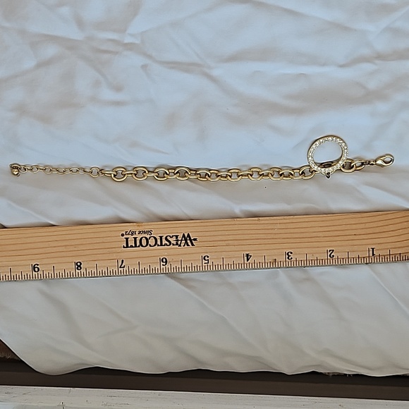 Rhinestone rolo bracelet - Picture 2 of 2